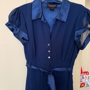 Blue dress